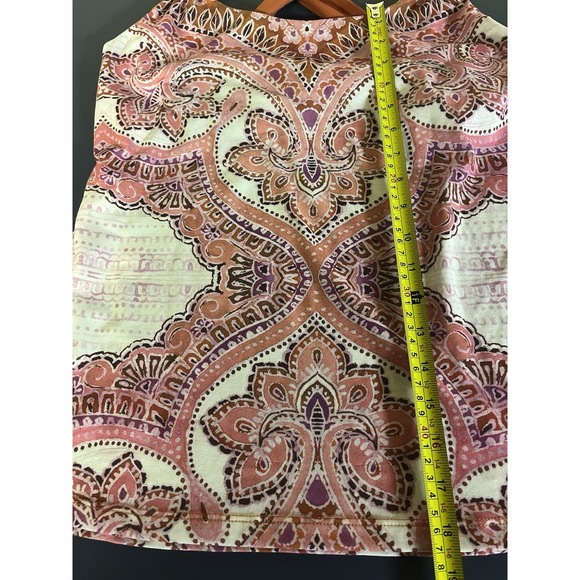 Prana Veeda Indian Red Reflect Tank Top Criss Cross‎ Back Shelf Bra NWT XL - Picture 8 of 11